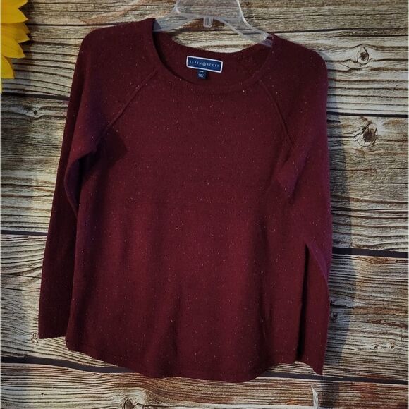 "Karen Scott" Woman's Knitted Sweater Sizes: PP/PXL scoop neck ,long sleeve NWT - Picture 2 of 8